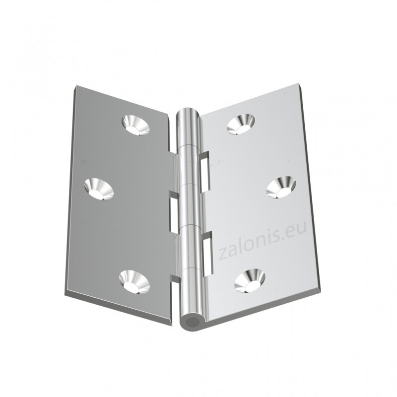 NICKEL PLATED BRASS FLAT HINGE 70x55 ITALY